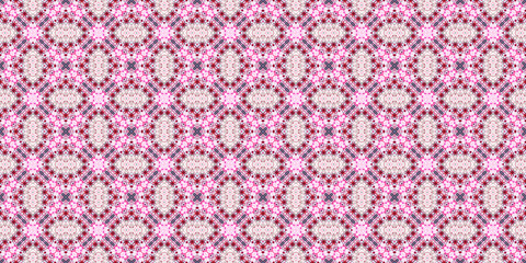 Seamless abstract pattern. Wide carpet pattern. Abstract banner background. Art woven background