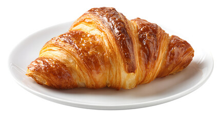 croissant isolated on white background