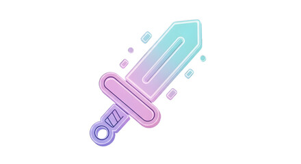 Obraz premium Neon Sword