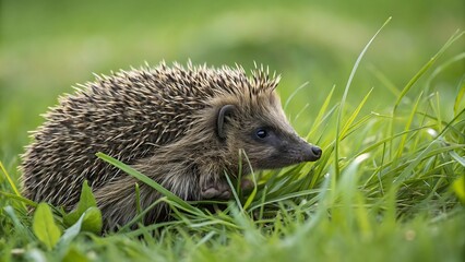 hedgehog in the ground
