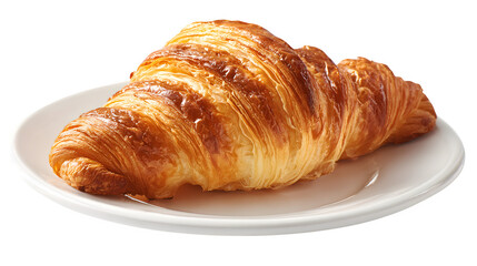 croissant isolated on white background