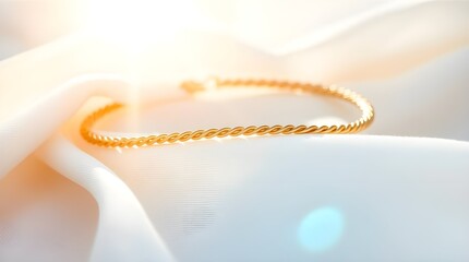 A Delicate Bracelet on Silk