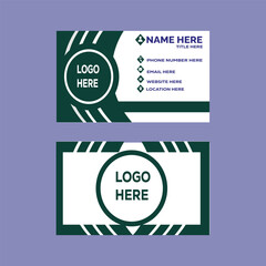 Professional modern business card design