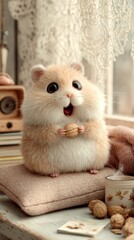 Cute Cartoon Hamster