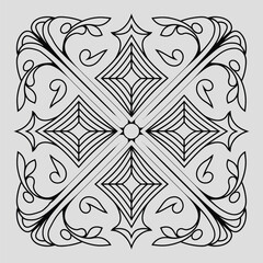 Ornamental Floral Mandala Vector Pattern Design
