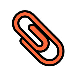 Paperclip vector illustration