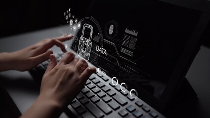 Cyber security protection and cyber security strategies against cyber threats, system hacks,...