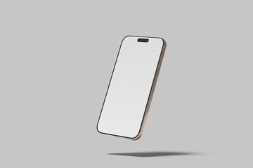 phone screen blank mockup elegant