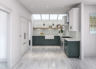 interior of a modern kitchen