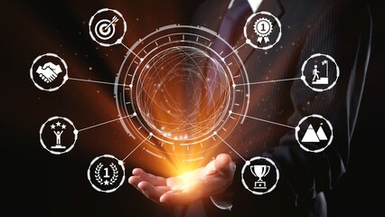 Business achievement involves goal setting, achievement milestones, and achievement recognition....