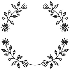 vector floral frame