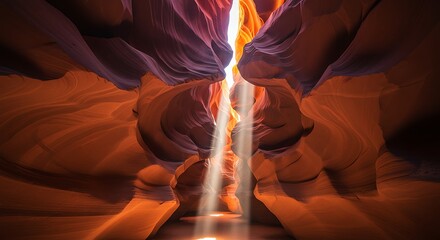 Antelope Canyon Sunlight - A Natural Arizona Wonder.