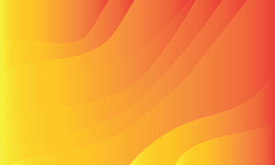  Vector art of abstract background with flowing waves of orange and yellow gradient, smooth curves, modern design, vibrant colors, digital art, soft light