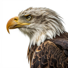 Obraz premium Majestic eagle eye closeup captures keen predatory focus and wild spirit 