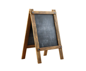 Wooden A-Frame Chalkboard Sign A Rustic & Vintage Advertising Display