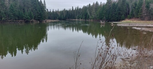 reflection in the lake
