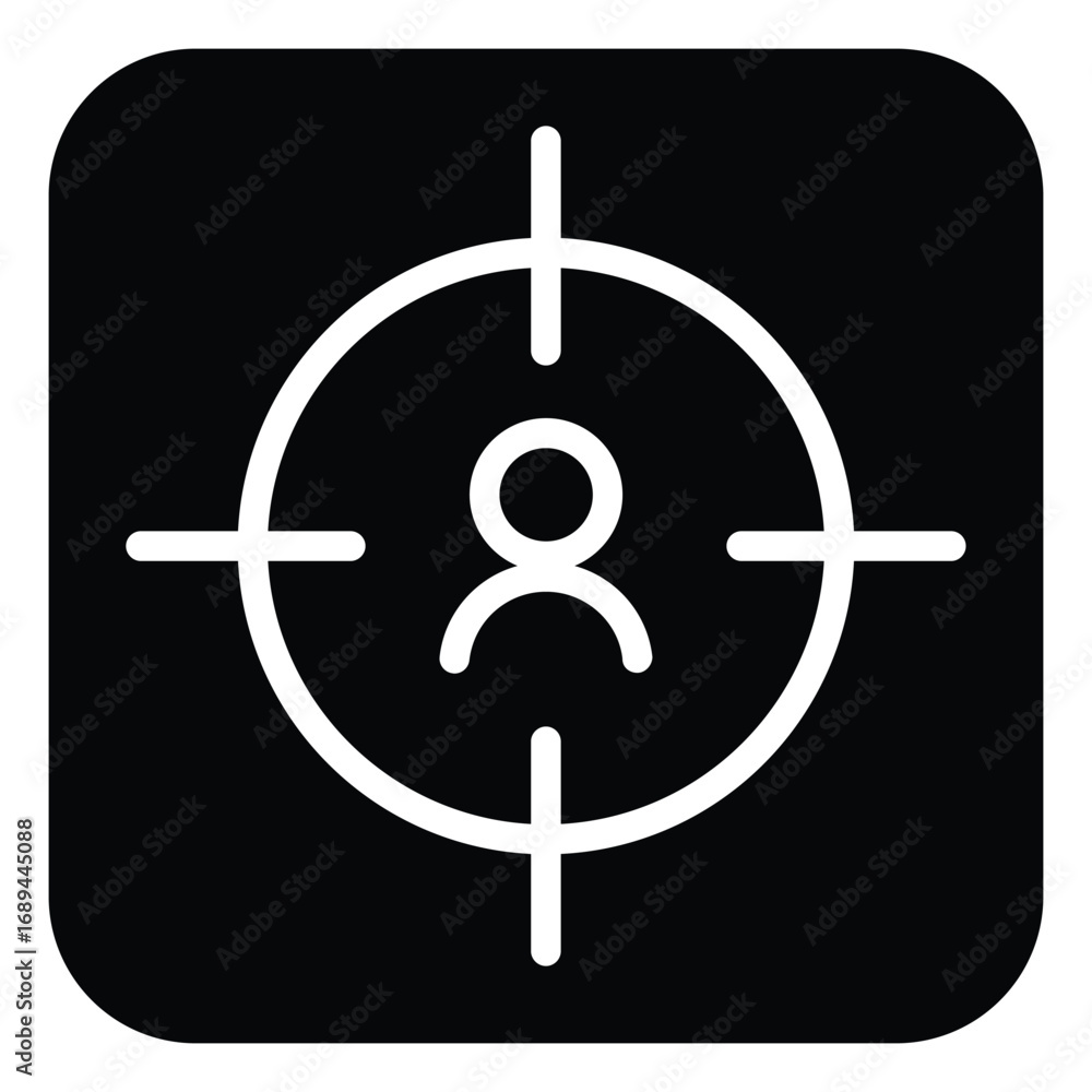 Poster candidates solid icon vector design good for web or mobile app