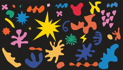 Vibrant Abstract Shapes and Forms Collection	
