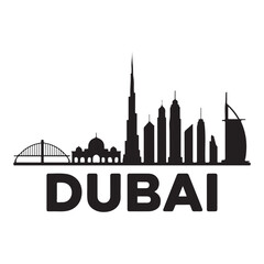 modern city skyline silhouette vector