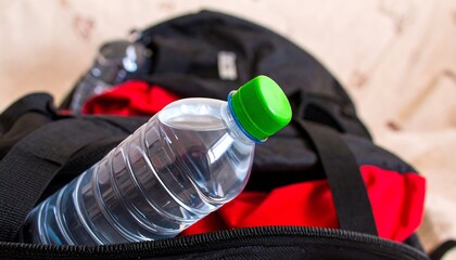Water bottle in a backpack (1)
