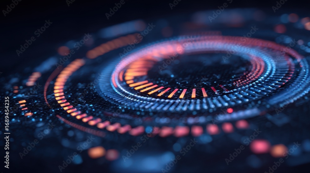 Aufkleber data analysis action in a digital environment technology sector abstract viewpoint on cybersecurity 