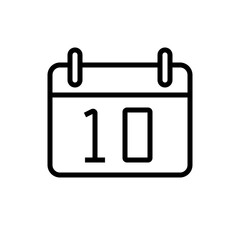 Calendar SVG Icon Set | A collection of clean, line-style calendar icons and symbols with editable stroke.