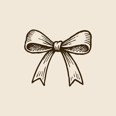 Hand Drawn Ribbon Bow Wedding Illustration Collection