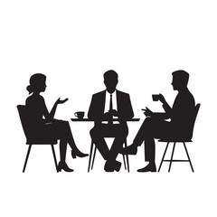 Colleagues Meeting for Coffee and Discussion