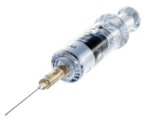 Precise Glass Syringe for Medical Injections and Healthcare
