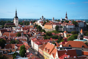 Obraz premium Centro histórico de la ciudad de Tallin