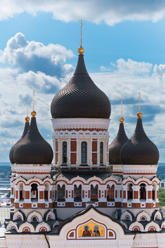  Torres de la Catedral ortodoxa de Tallin
