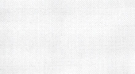 Obraz premium A clean white canvas texture background. Blank empty surface with a subtle woven pattern, perfect for design and copy space.