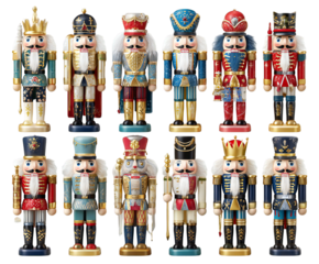 Collection of Festive Nutcrackers for Christmas Decorating