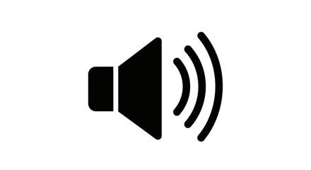 sound, speaker, audio, volume, music, voice, noise, loud, play, multimedia, technology, broadcast, communication, control, device, output, tone, frequency, acoustic, echo, wave, silhouette, vector, ic