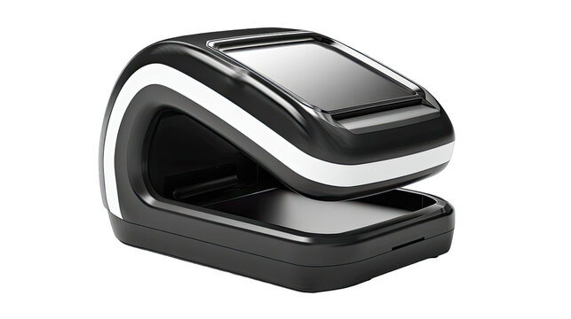 Modern black electronic device