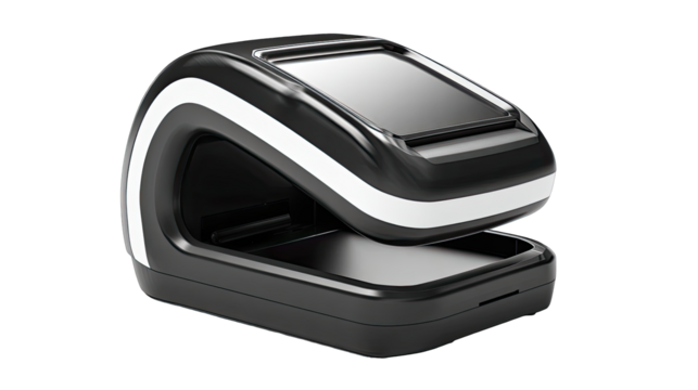 Modern black electronic device