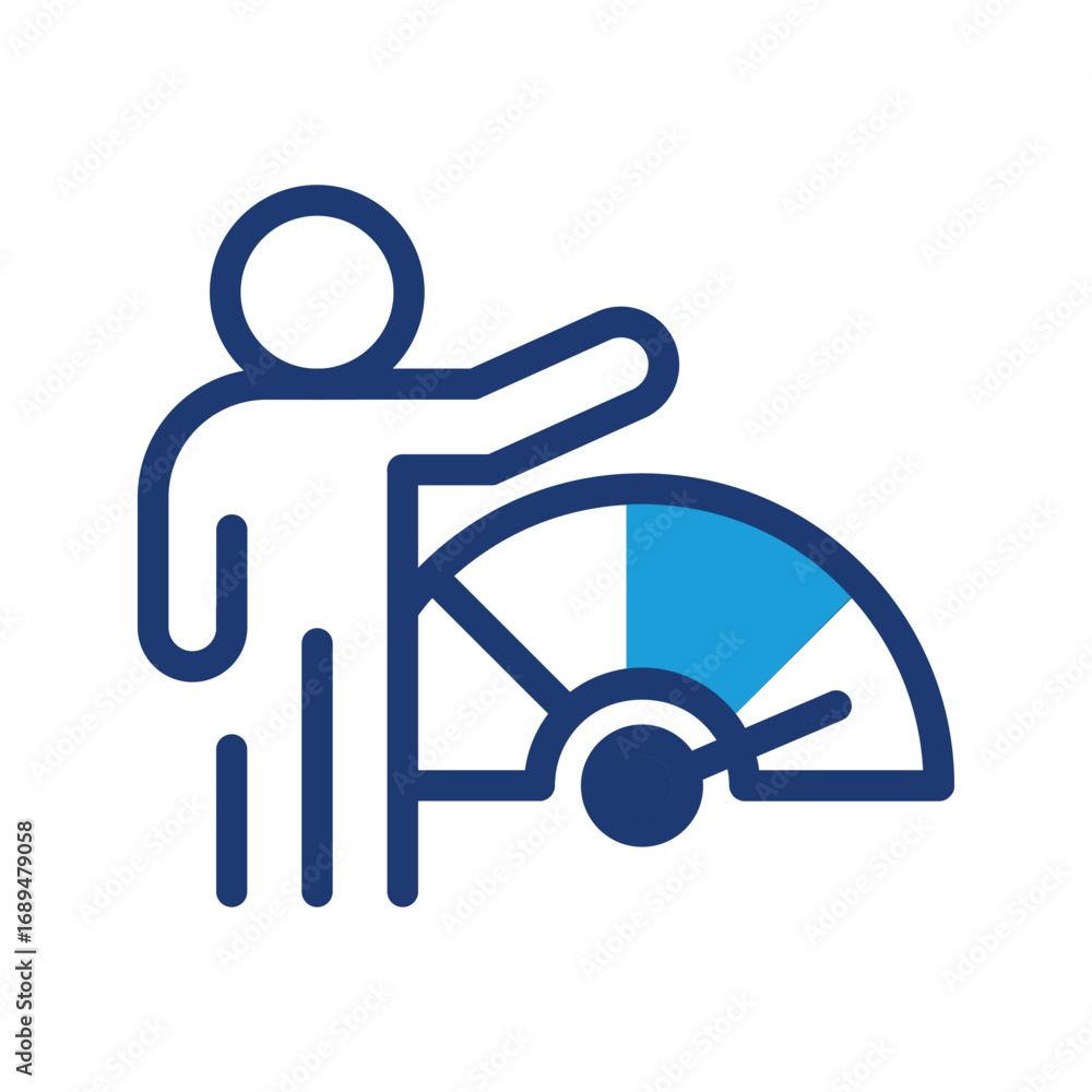 Poster expertise colored icon vector design good for web or mobile app