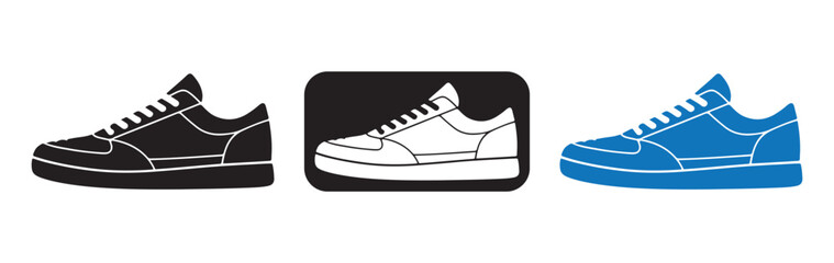 Shoes icon silhouette vector. Leather shoes icon. Illustration eps 10