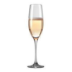 Elegant champagne flute filled with sparkling ros&eacute;, perfect for toasting at celebrations or special gatherings