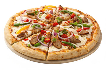 Shawarma isolted on white background