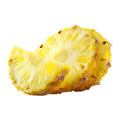 Fresh pineapple slices