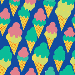 Ice Cream Cone Pattern