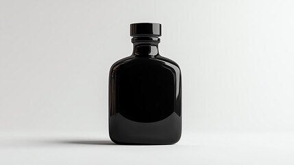 A mockup of a branded calligraphy ink bottle on a white background