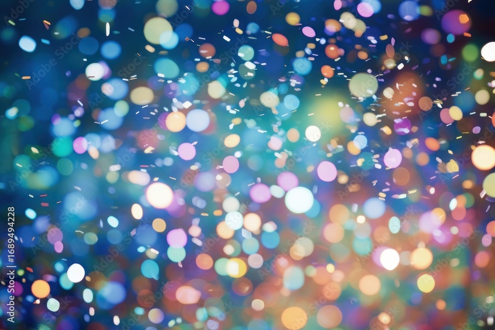 Poster confetti pattern bokeh effect background backgrounds glitter illuminated.