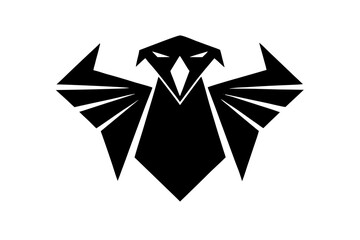 Geometric Raven Icon &ndash; Symbol of Mystery, Power, and Modern Design