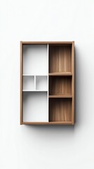 A realistic kitchen drawer organizer mockup with a branded design on a white background