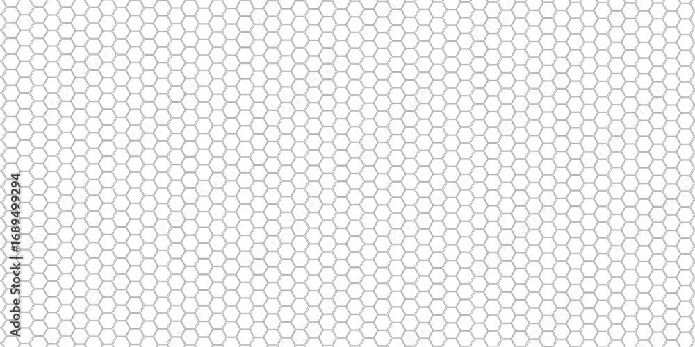 Aufkleber seamless abstract gray hexagon pattern vector design on a clean white background for modern geometri