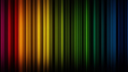 Vivid Abstract: Vertical Lines of Radiant Color, Light, and Shadow Creating a Dynamic and Visually Striking Effect