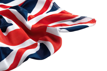 Close-up of a draped Union Jack flag (4)