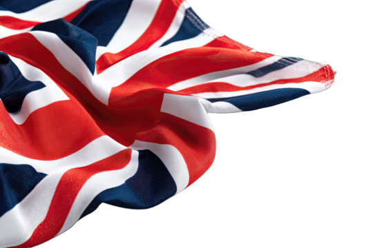 Close-up of a draped Union Jack flag (4)